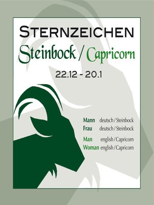 cover image of Sternzeichen Steinbock 22,12,-20,1,